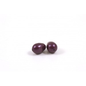 Swarovski perle (5821) goutte poire 11x8mm blackberry 